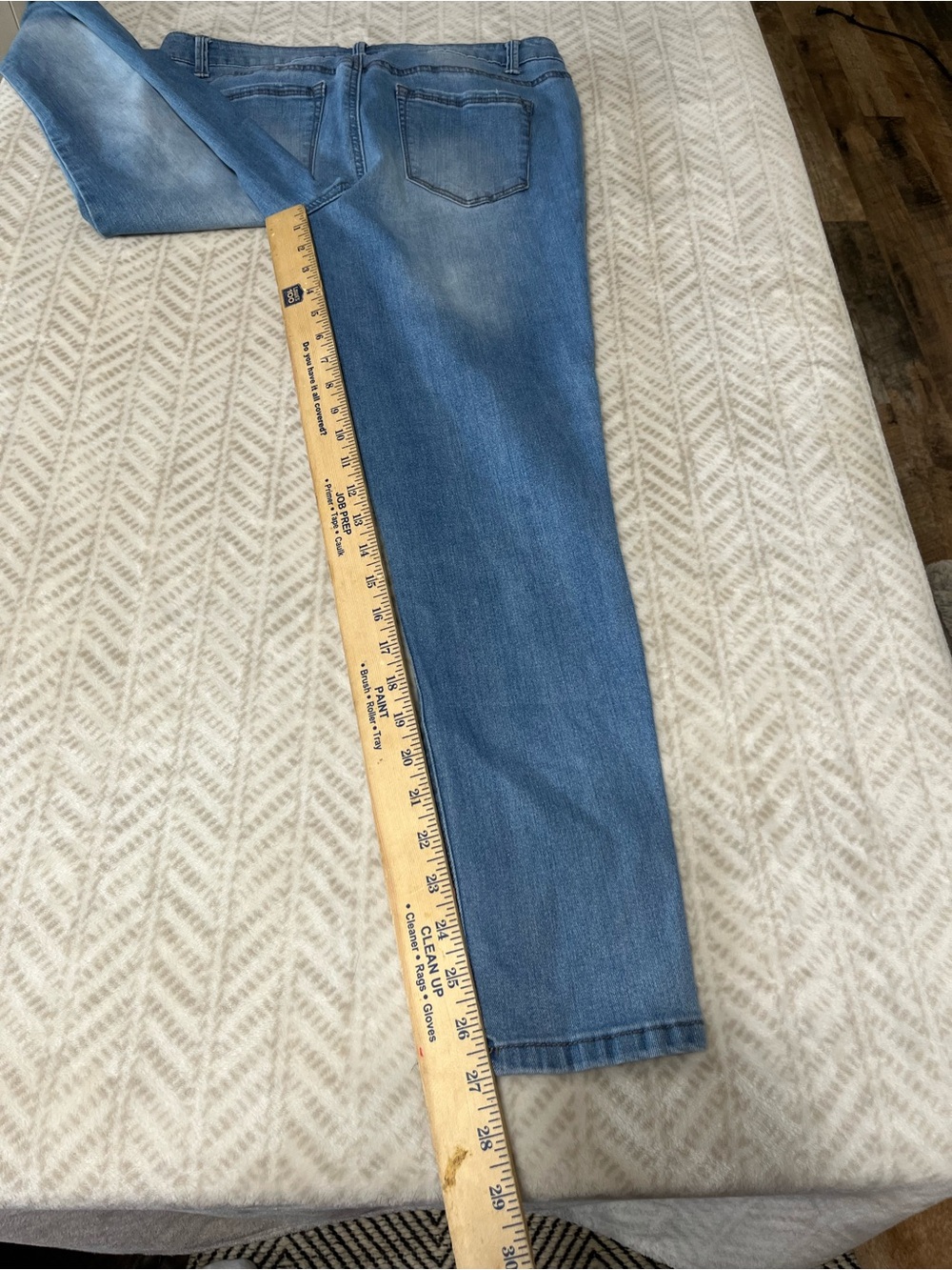 Astor Denim 11 Slim Straight Light Blue Women’s Jeans - Picture 4 of 4